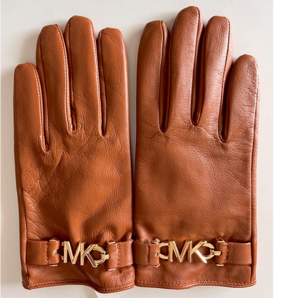 Michael Kors  Logo LeatherTouchscreen  Gloves - Picture 1 of 9